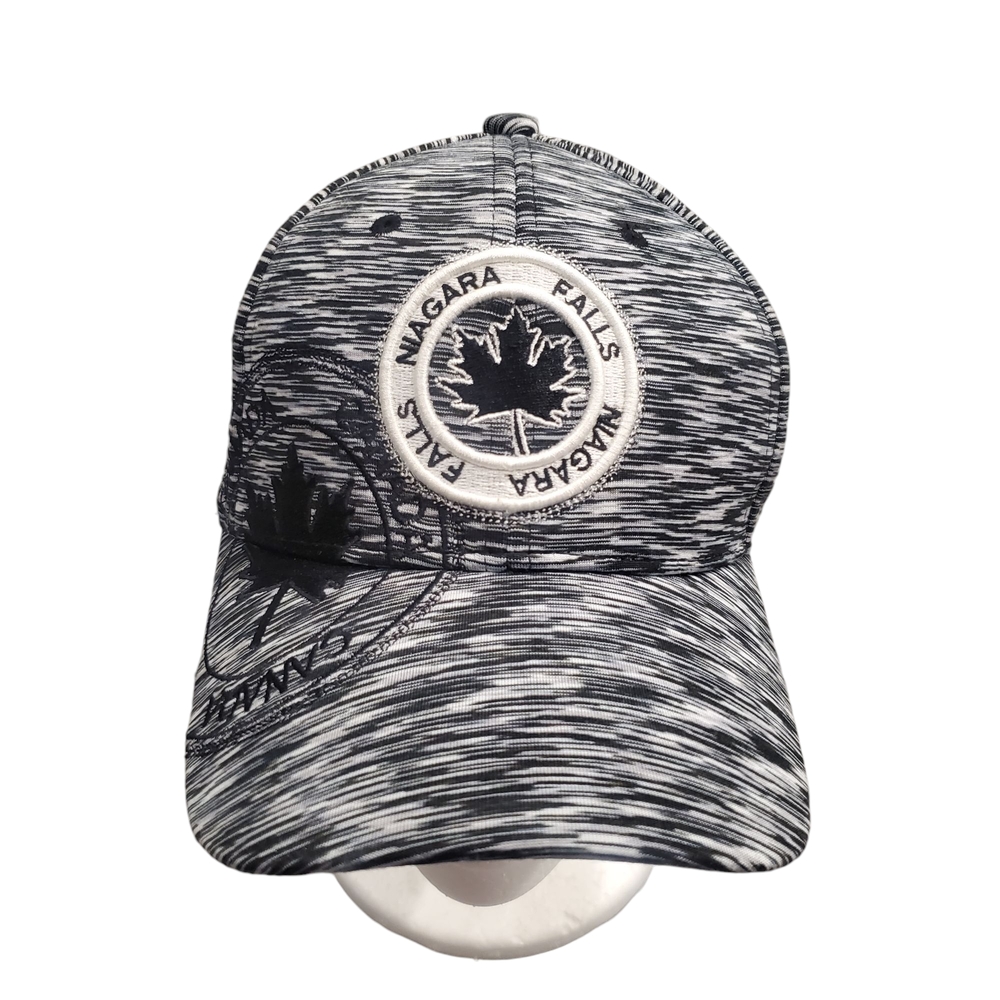 Maple Creek Canada Adjustable Hat Casual Baseball Cap Black White